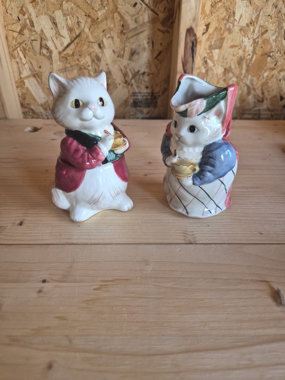 Fitz And Floyd Kittens Of Knightsbridge Tea Time Sugar/Creamer 2 Pc Set 1988